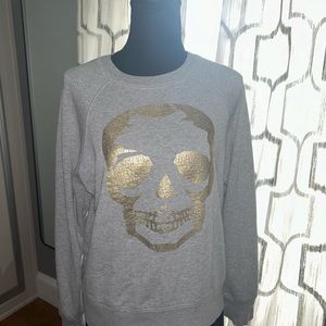 Zadig & Voltaire Gold Skull Sweatshirt